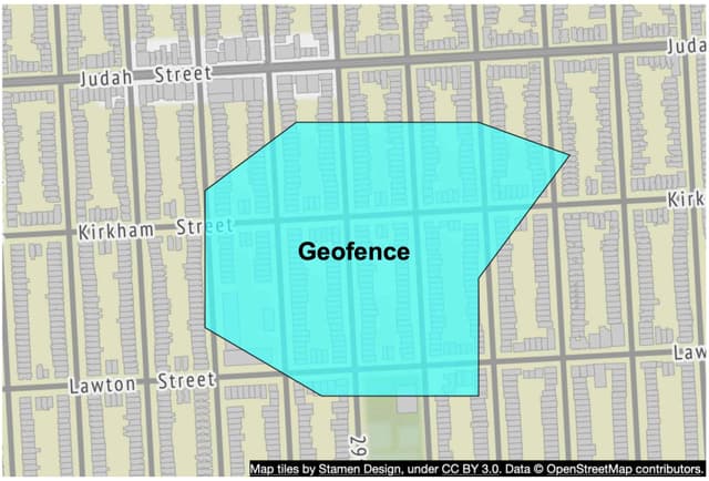 Figure 17 Geofence